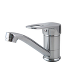 Смеситель для кухни 40к F4504-2 FRAP (плоский пов.излив, п/гайку, хром, латунь)