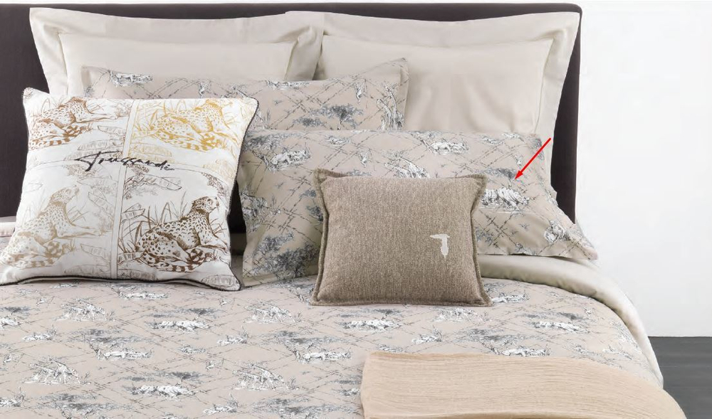 Постельное белье 2 спальное евро Trussardi Safari U40 Blu