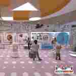 Интерактивная игровая стена «Солнечная система», с орбитами и шестерёнками