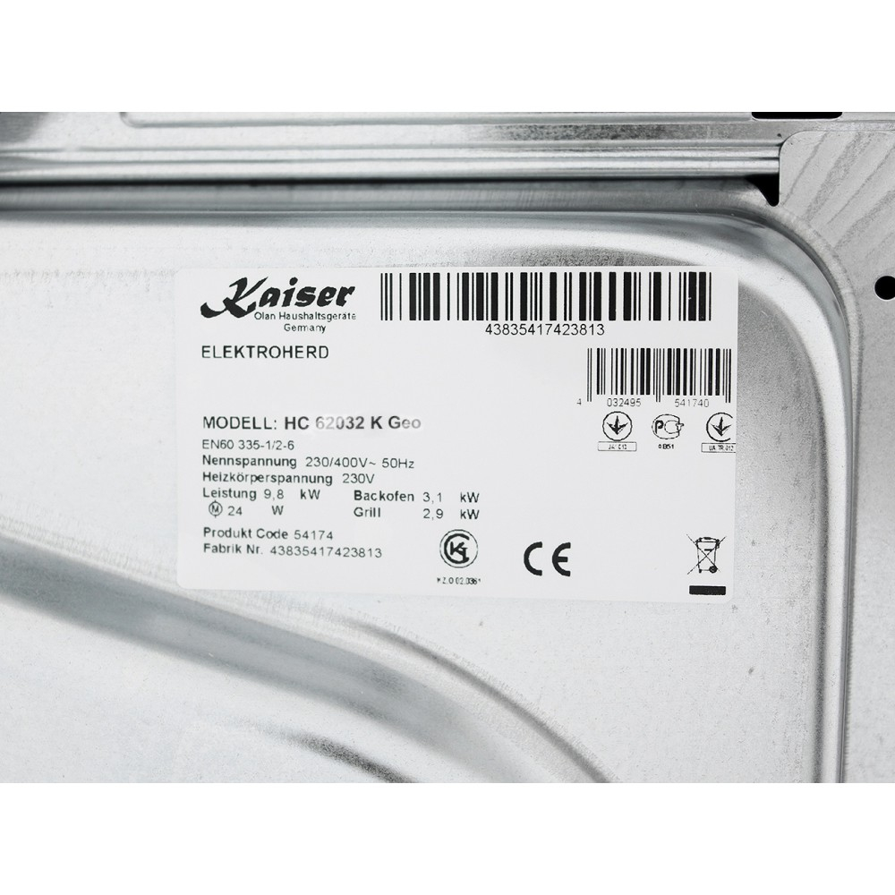 Плита стеклокерамика Kaiser HC 62032 K Geo