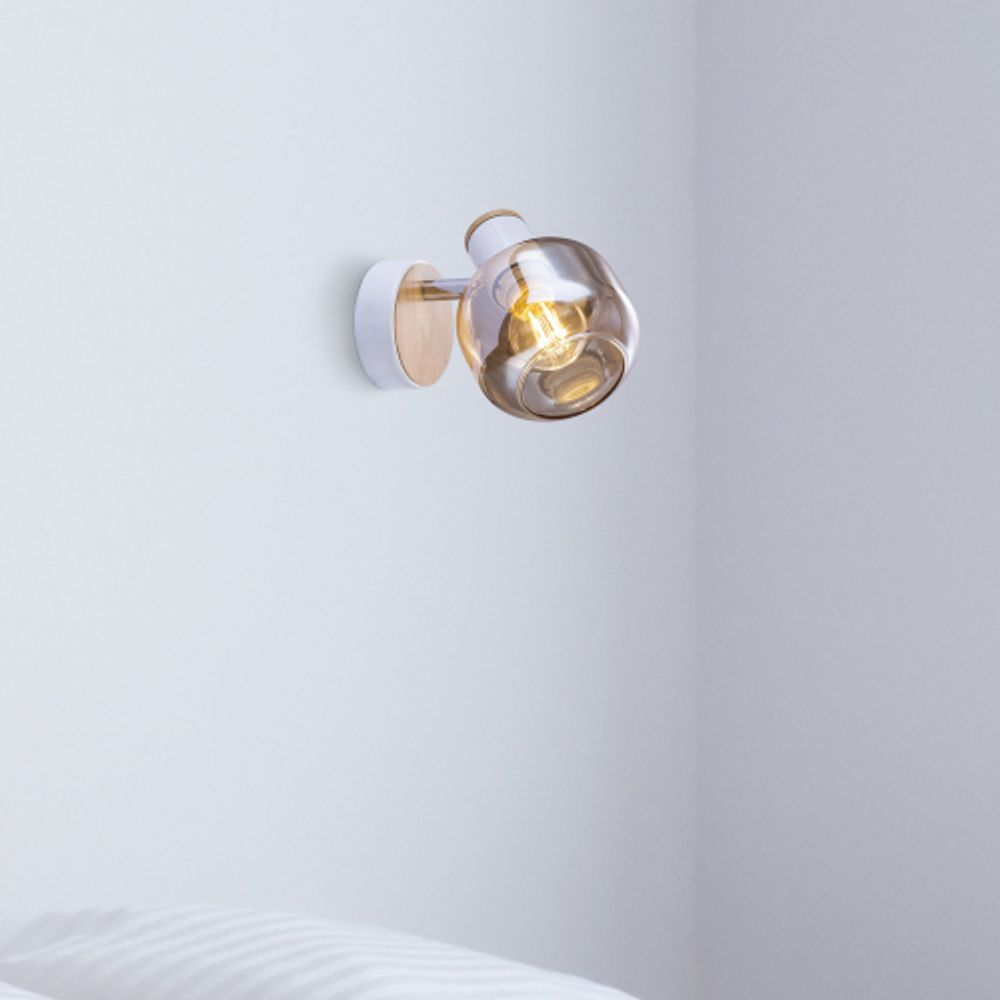 Светильник настенно-потолочный спот Rivoli Kalisto 7025-701 1 х E14 40 Вт поворотный | Rivoli