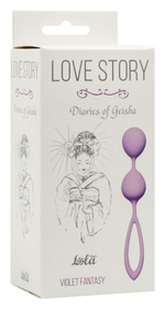 Вагинальные шарики Love Story Diaries of a Geisha Violet Fantasy