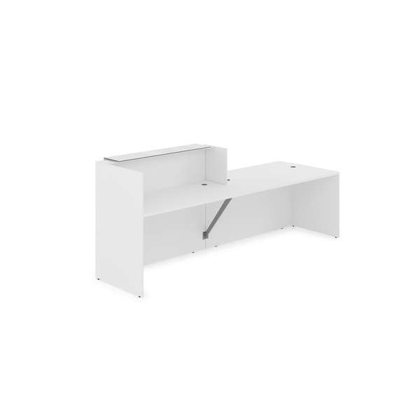 1КРС-КЛ.007 Комплект Ресепшн с фартуком HPL (2832*901*1149) (без подсветки)