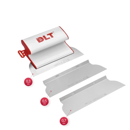 Шпатель малярный DLT Finish версия PRO V2,h-образный, 250мм (лезвия 0,3;0,5;0,7мм) 1658