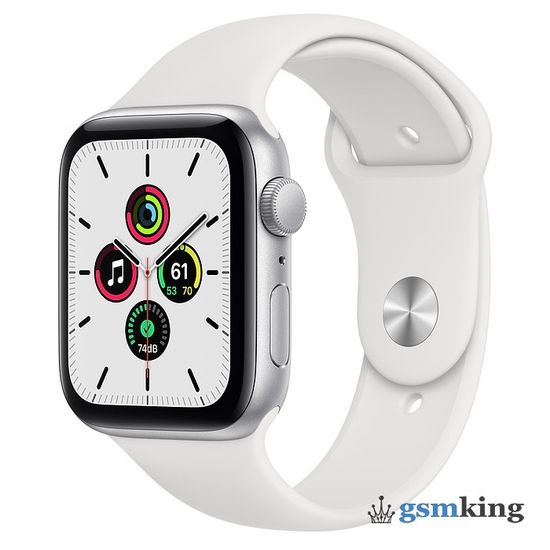 Apple Watch SE 2020 GPS 44mm Aluminum Case with Sport Band White MYDQ2RU/A