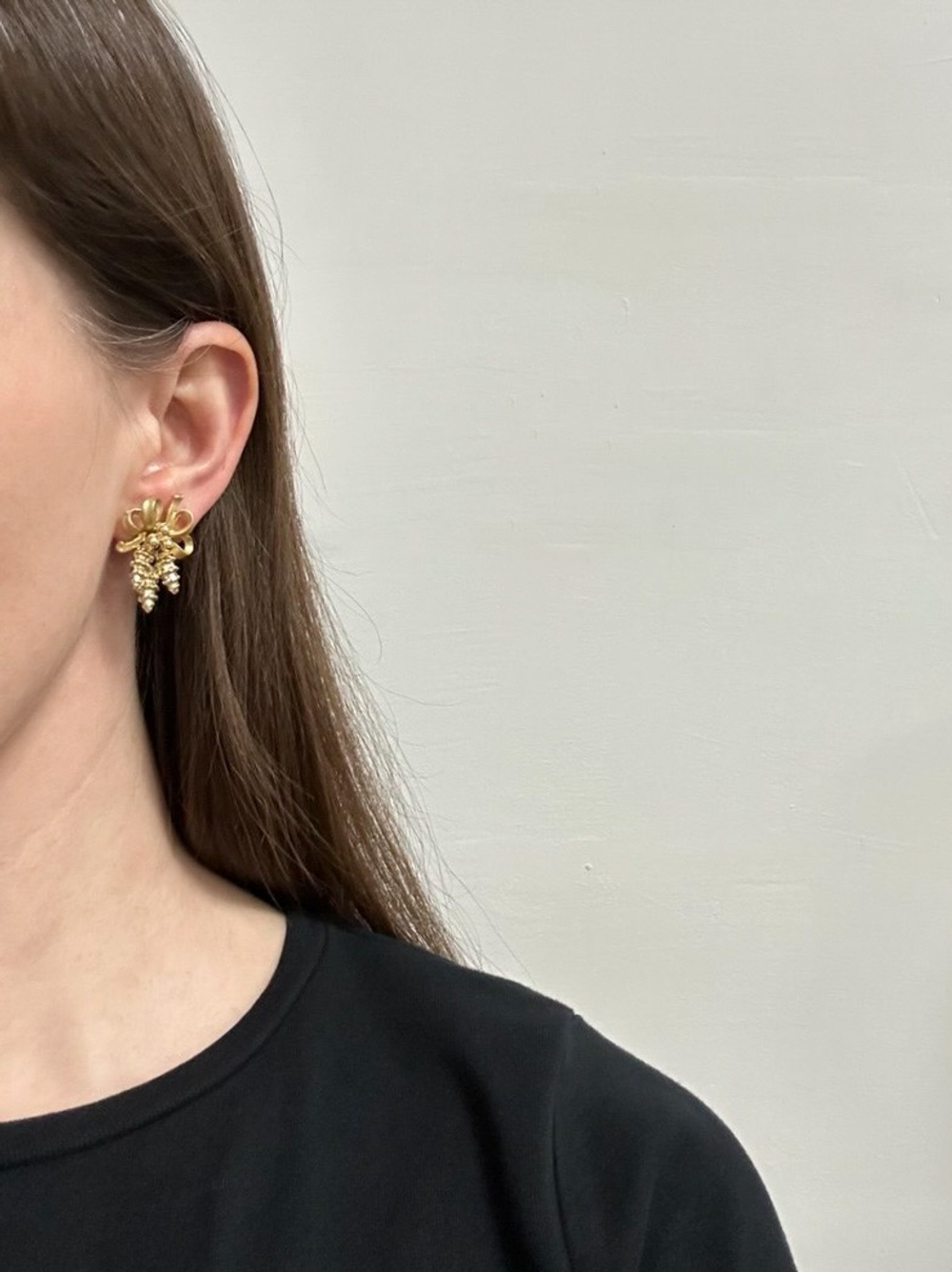 Серьги с бантами