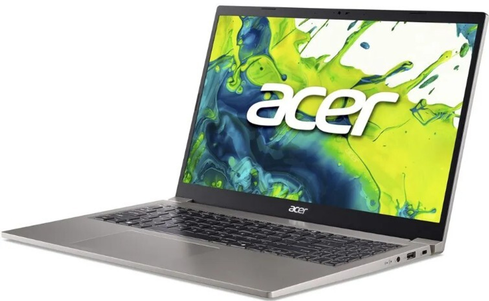 Ноутбук  Acer Lite AL15-33P-38AY 15.6 ", Core 3, 16 Гб RAM, 512 Гб SSD, Iris Xe Graphics, Серый