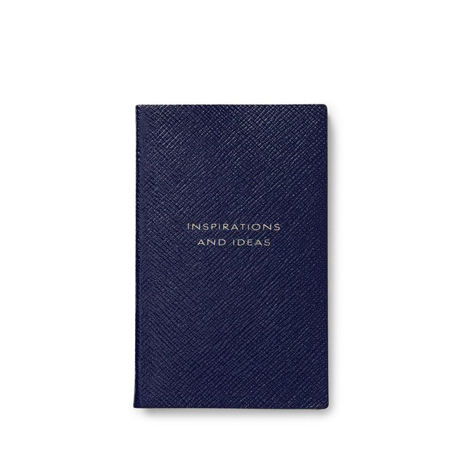 Smythson Блокнот Inspirations And Ideas Panama Notebook, Bright Coral (светло-зеленый)