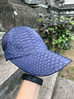 Бейсболка из кожи питона AC-89