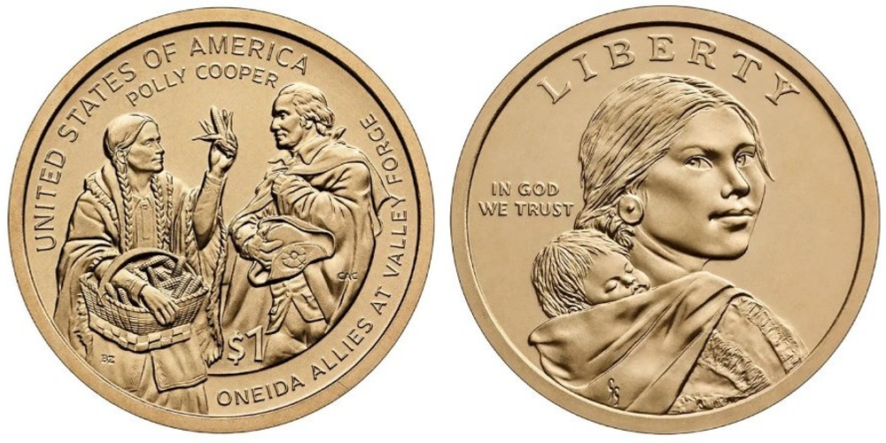 США 1 доллар, 2026 Сакагавея - Полли Купер