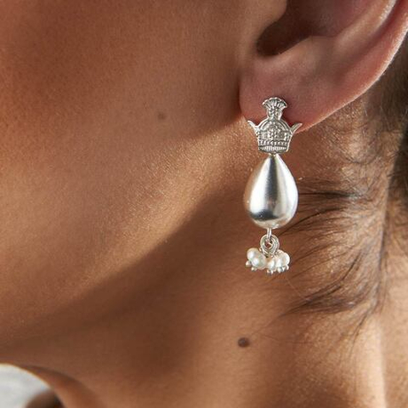 Серебряные серьги с жемчугом Arte Holy Tear 20220277 Иран