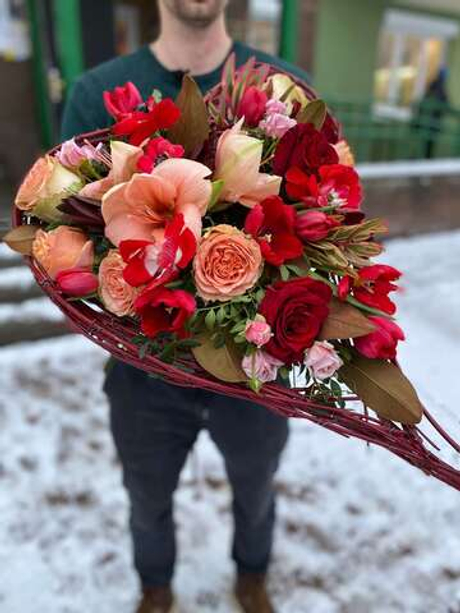 Букет "Пылкая любовь"