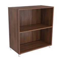 Шкаф низкий стеллаж 19400 тёмный дуб