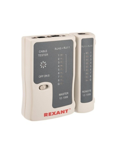 Тестер кабеля RJ45+RJ11 (HT-C004) (TL-468) Rexant 12-1006
