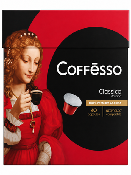 Кофе в капсулах Nespresso Coffesso Classico 40 шт
