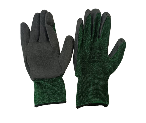 Перчатки нейлоновые с черным вспененным покрытием N18 (уп-12шт)