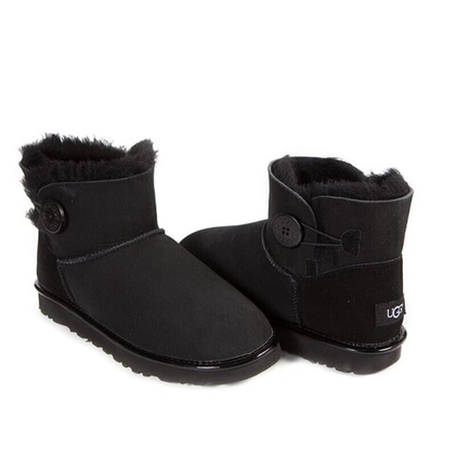 Угги Bailey Button Mini II Metallic Black