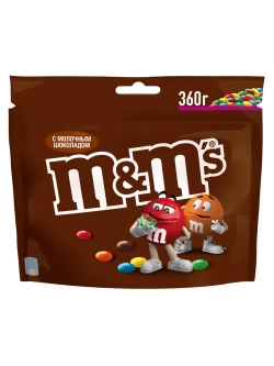 Конфеты M&M's драже с молочным шоколадом 360 г
