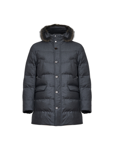 Куртка пуховая с капюшоном MOORER