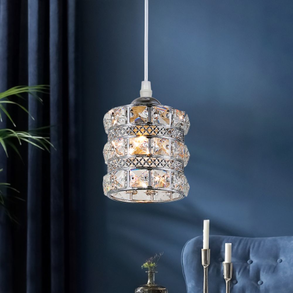 Светильник подвесной (подвес) Rivoli Carolina 9079-201 1 * Е27 40 Вт модерн потолочный | Rivoli