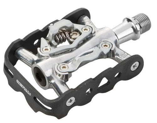 Педали FP-101 Feimin контактные ось 9/16", алюминий-сталь, серебристыe, арт. 360084 (10216170/140220/0039721, Китай)