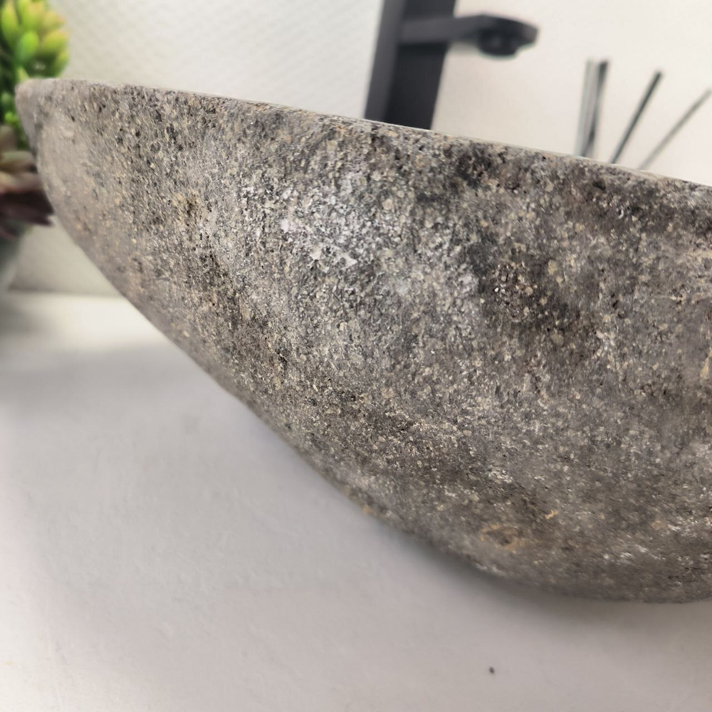Раковина из речного камня RS-63671 (47*40*15) 0122