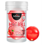 Лубрикант AROMATIC HOT BALL на масляной основе в виде двух шариков (аромат красных ягод)