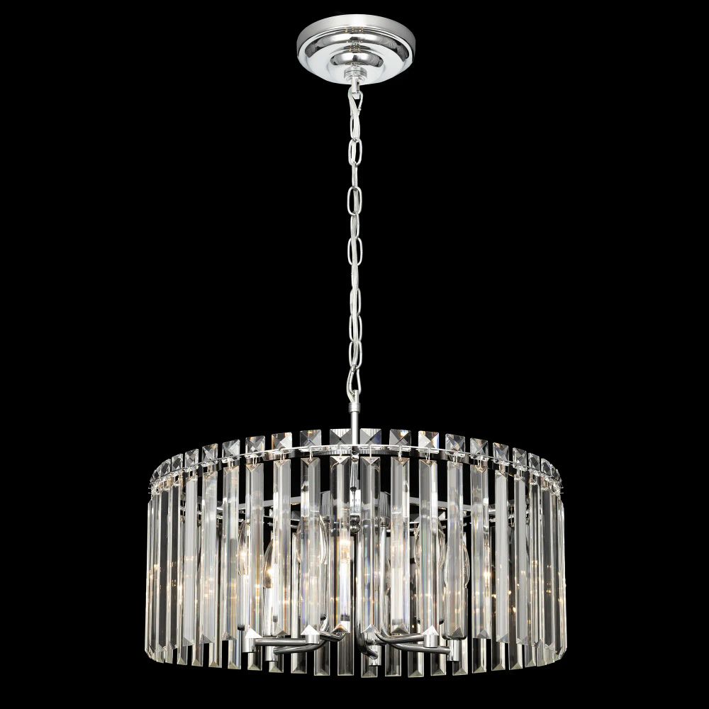 Citilux Джейн CL306161 Хрустальная подвесная люстра Хром