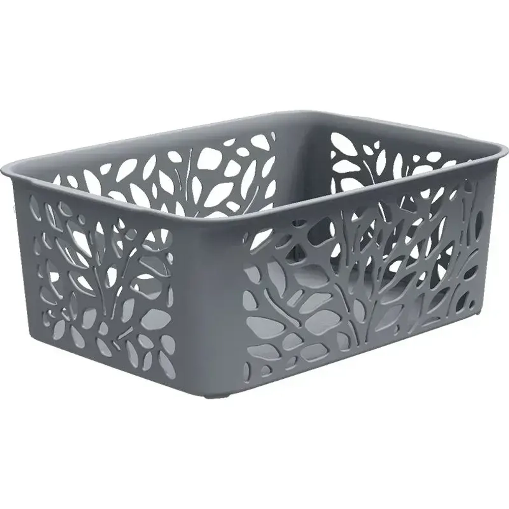 Корзина Leaves 4л 258х100мм (серый)