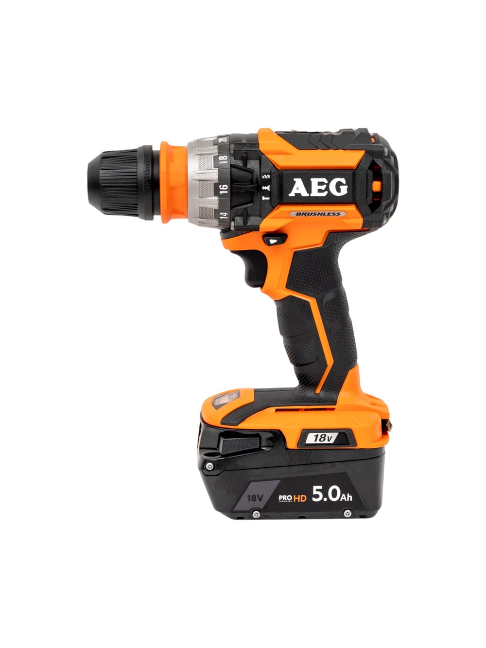 Бесщеточная аккумуляторная дрель-шуруповерт AEG BSB18CBLLI502C 4935459396