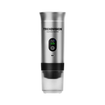 Портативная эспрессо-машина TrendVision Travel Coffee Maker (TCM-240h) (Silver) серебрянный