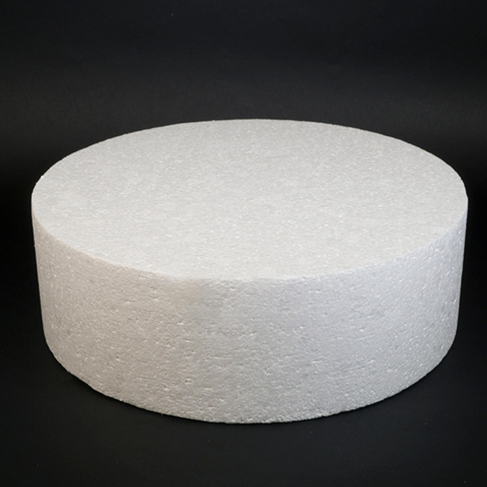 Фальш ярус для торта, Диаметр 40 см, высота 10 см (пенопласт)