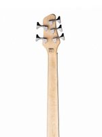 Clevan CBB-10/5-MRD Бас-гитара 5-струнная, звукосниматели JB 2штуки, мензура 864мм, 2+1 регулятора, цвет - красный металлик, колковая механика - хромированная на две стороны.