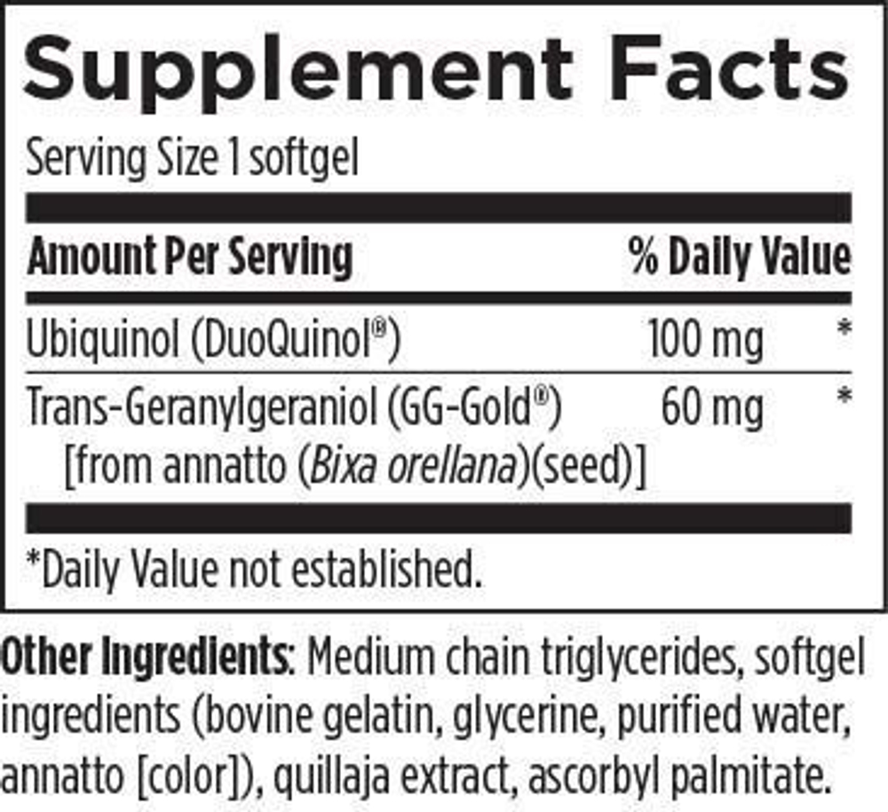 Designs For Health - COQ100 - CoQnol 100 60 softgels