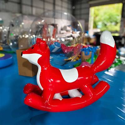 Надувная качалка «Алый лис», 2×0,7×1,4 м