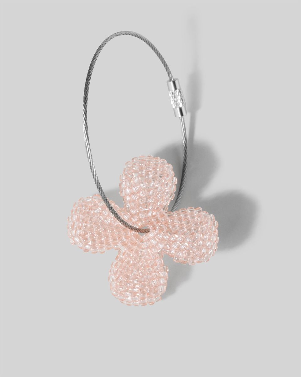 Большой брелок Beaded Flower Nude