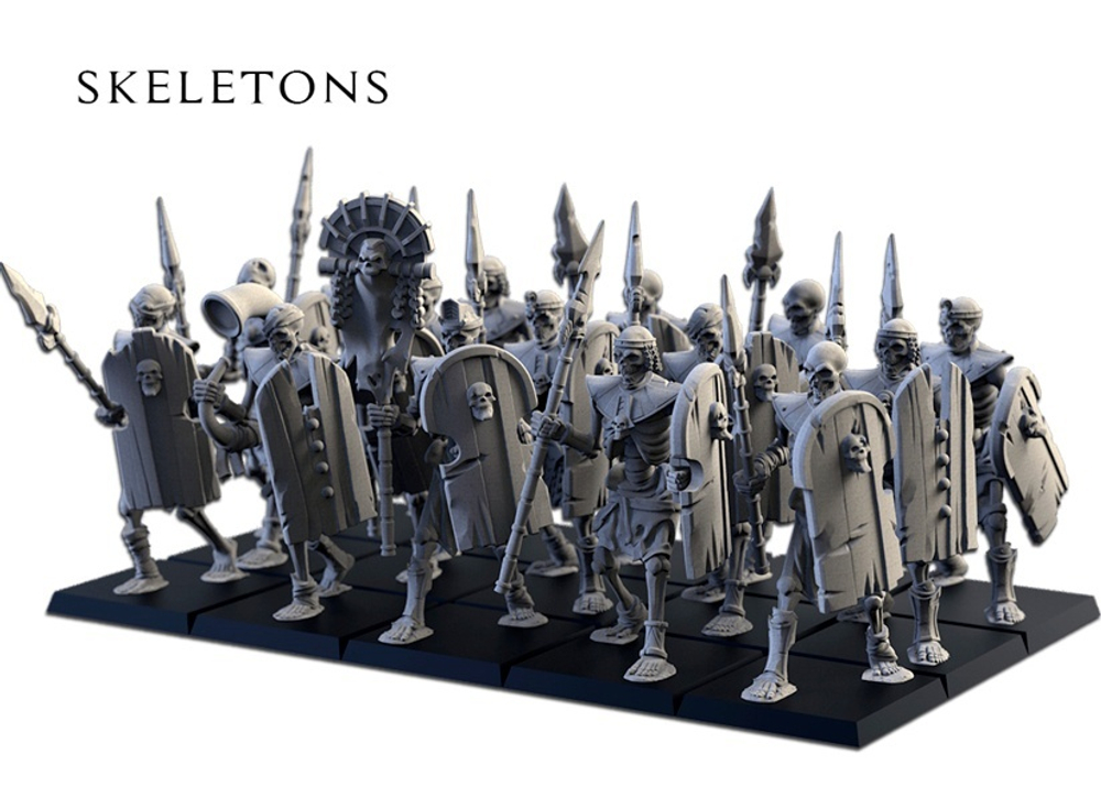 Tomb Kings Skeletons Spears