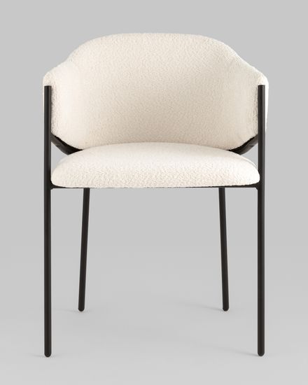 Стул Brace букле белый