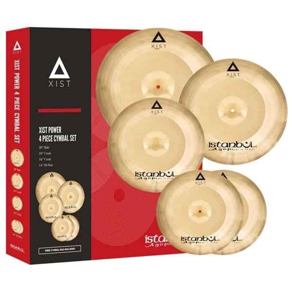 Комплект Тарелок, Чехол Istanbul Agop Xist Power Cymbal Set (14"/ 16"/ 20"+18")