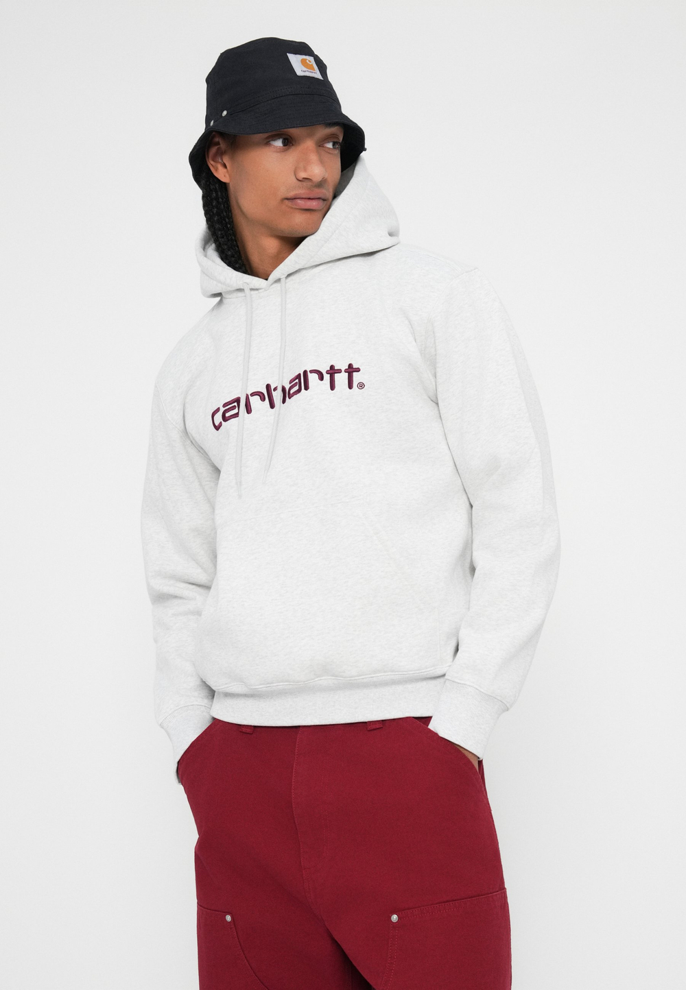 Carhartt WIP Тканевые брюки - Красный