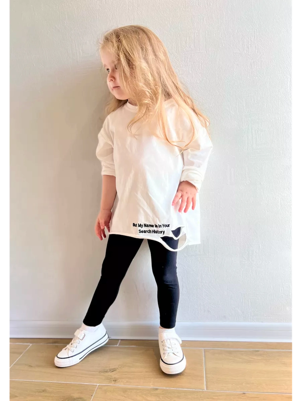 Лонгслив оверсайз с разрезами