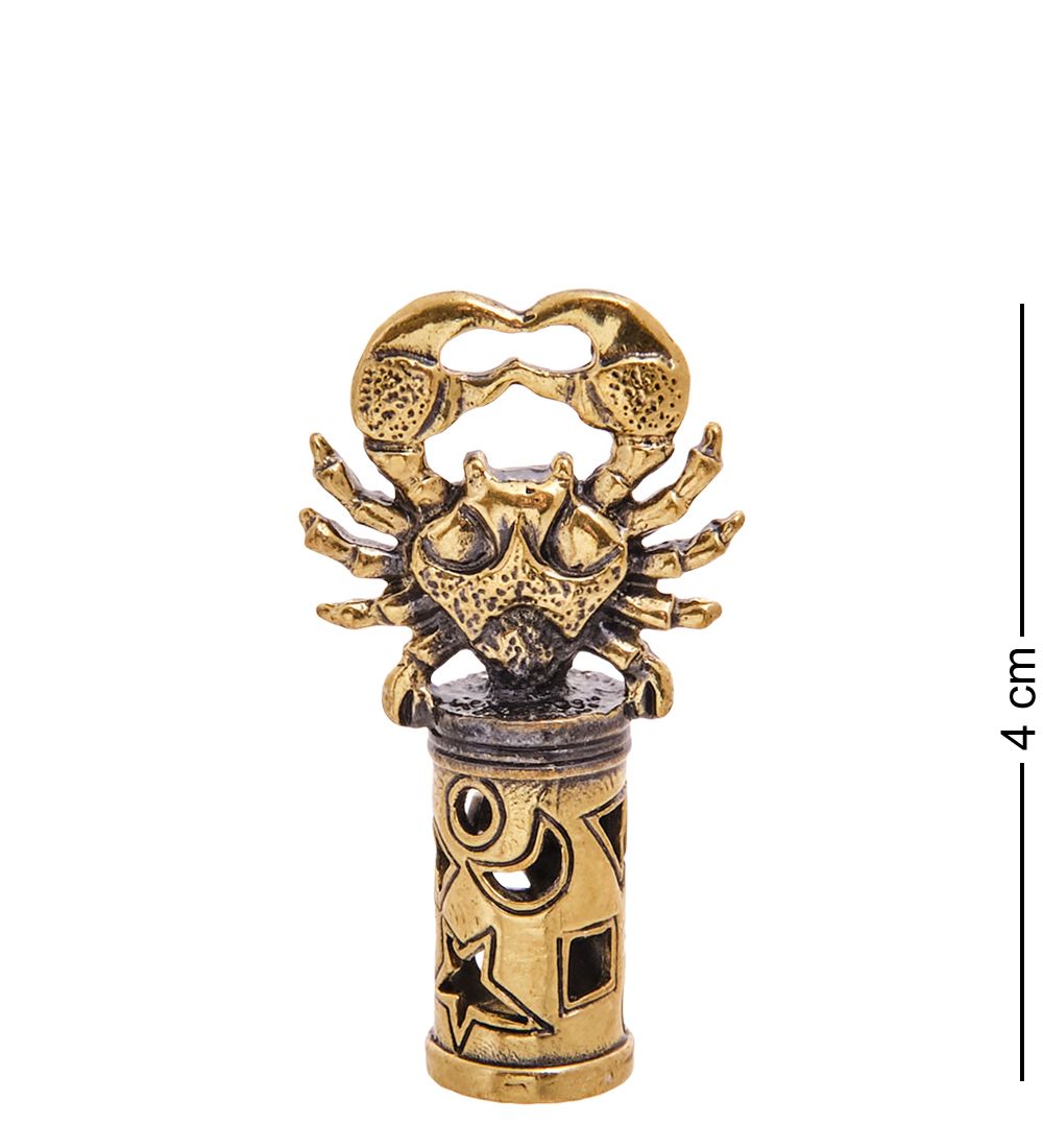 AM-3579 Наперсток-карандаш «Знак зодиака-Рак» (латунь)