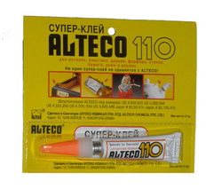 Супер-клей Alteco 110, 3г
