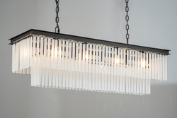 Люстра Odeon 10C/P black/frost