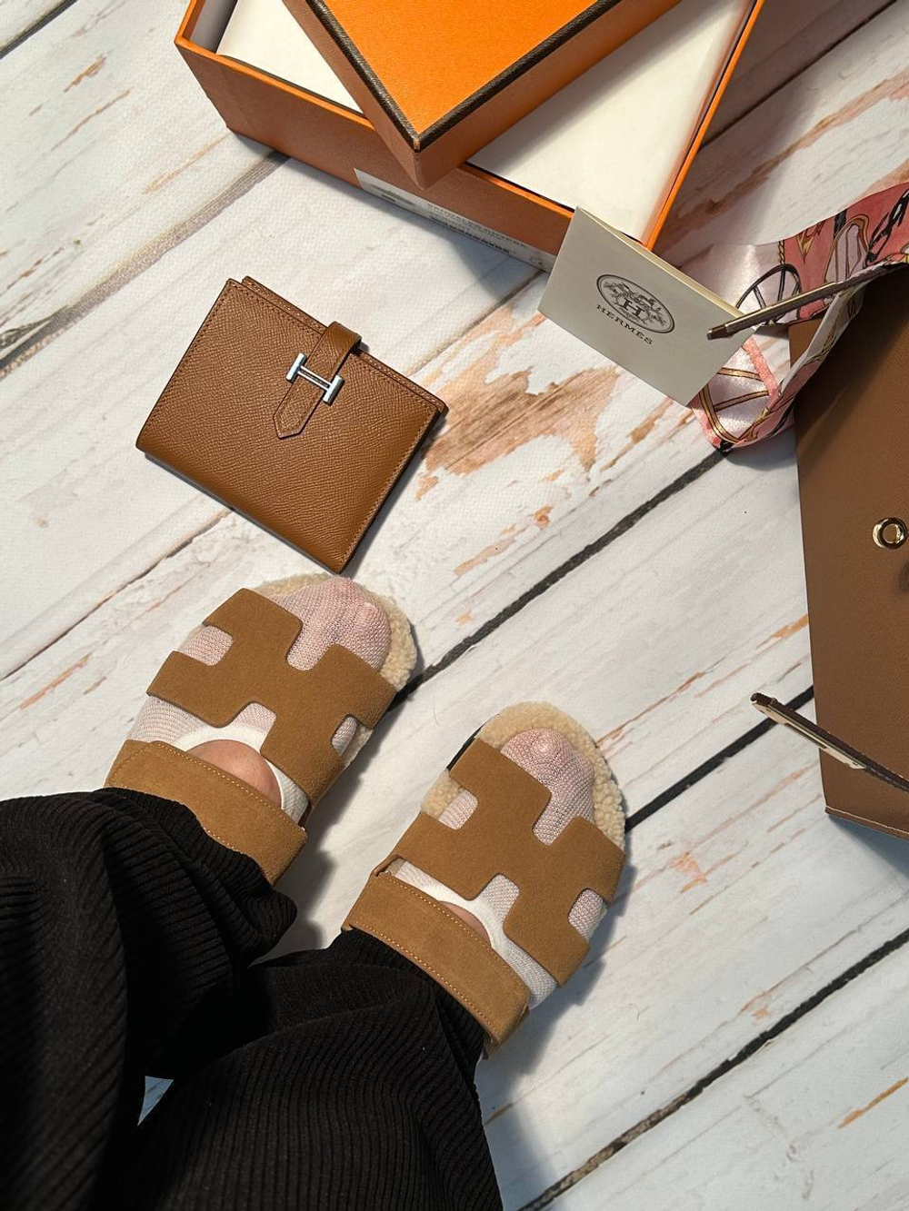 Шлепанцы Hermes, арт. 469023096