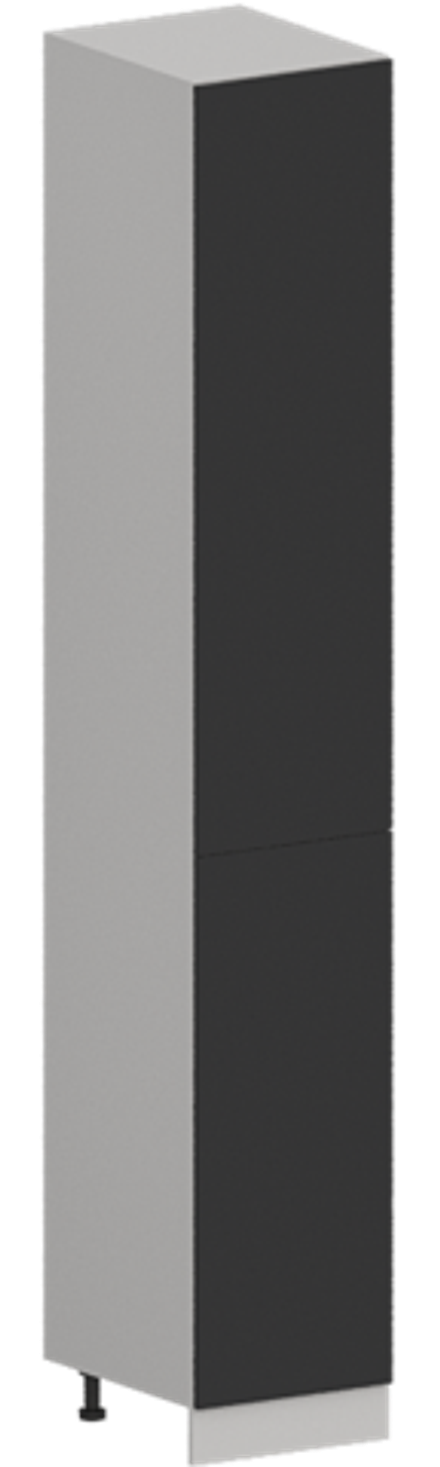 Кухня Модуль ШП 400Н Ликата / Графит Глянец