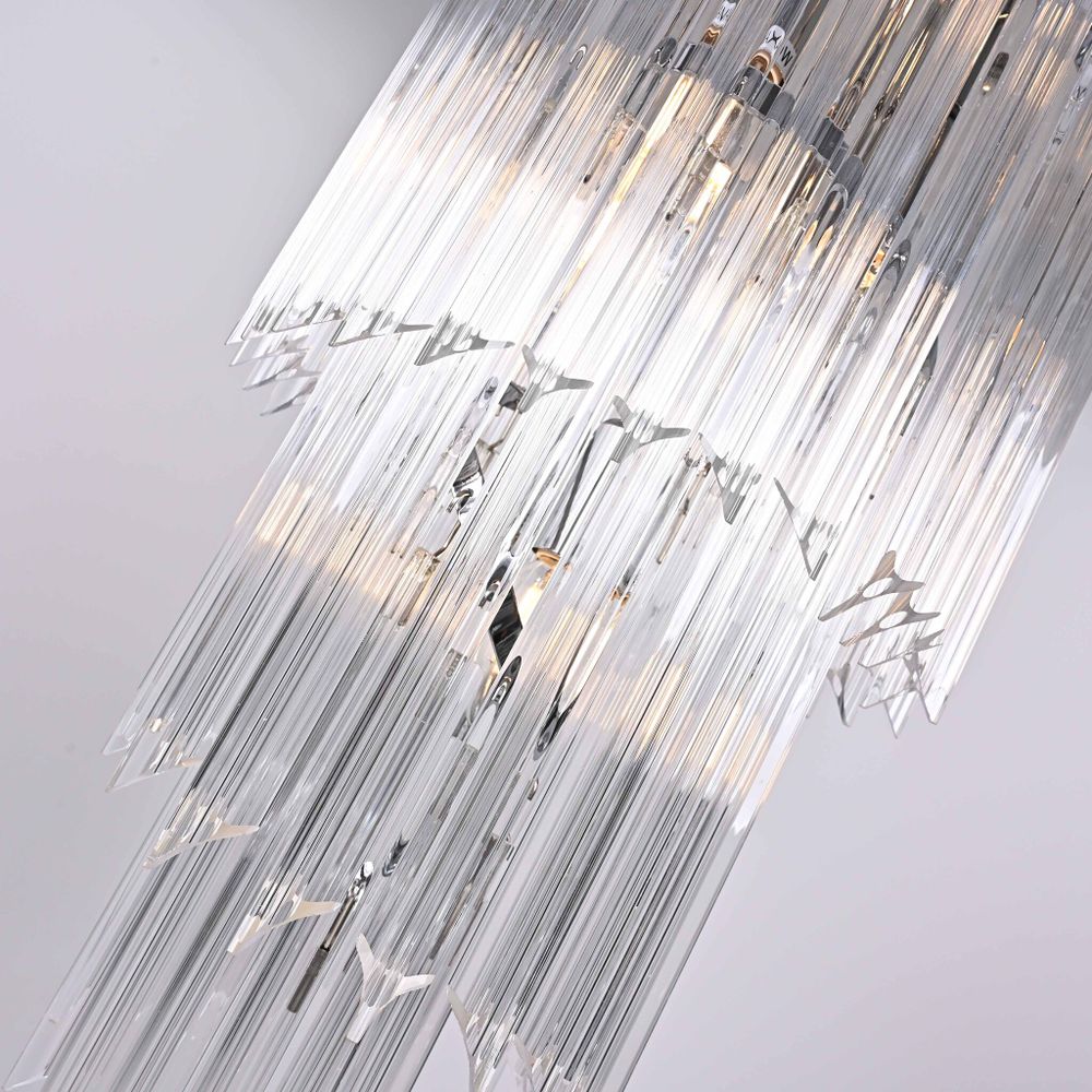 Подвесная Люстра Odeon Chandelier Helix Clear 29 By Imperiumloft