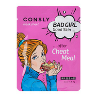 Тканевая маска после читмила Consly Bad Girl Good Skin After Cheat Meal Mask Sheet 5шт