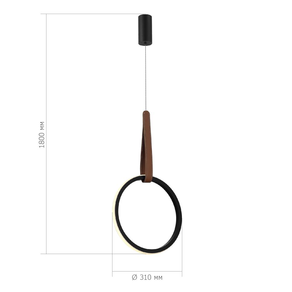 Светильник подвесной SHAPE LED 12W 4000K