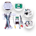 Магнитола для Lexus GX470 J120, Toyota Land Cruiser Prado 120 (климат на ШГУ, рамка тип 1) - FarCar BM9-2K-8001HF1 монитор 9.5" 2K QLED на Android 14, TS10, 4+32Гб, CarPlay, 4G SIM-слот